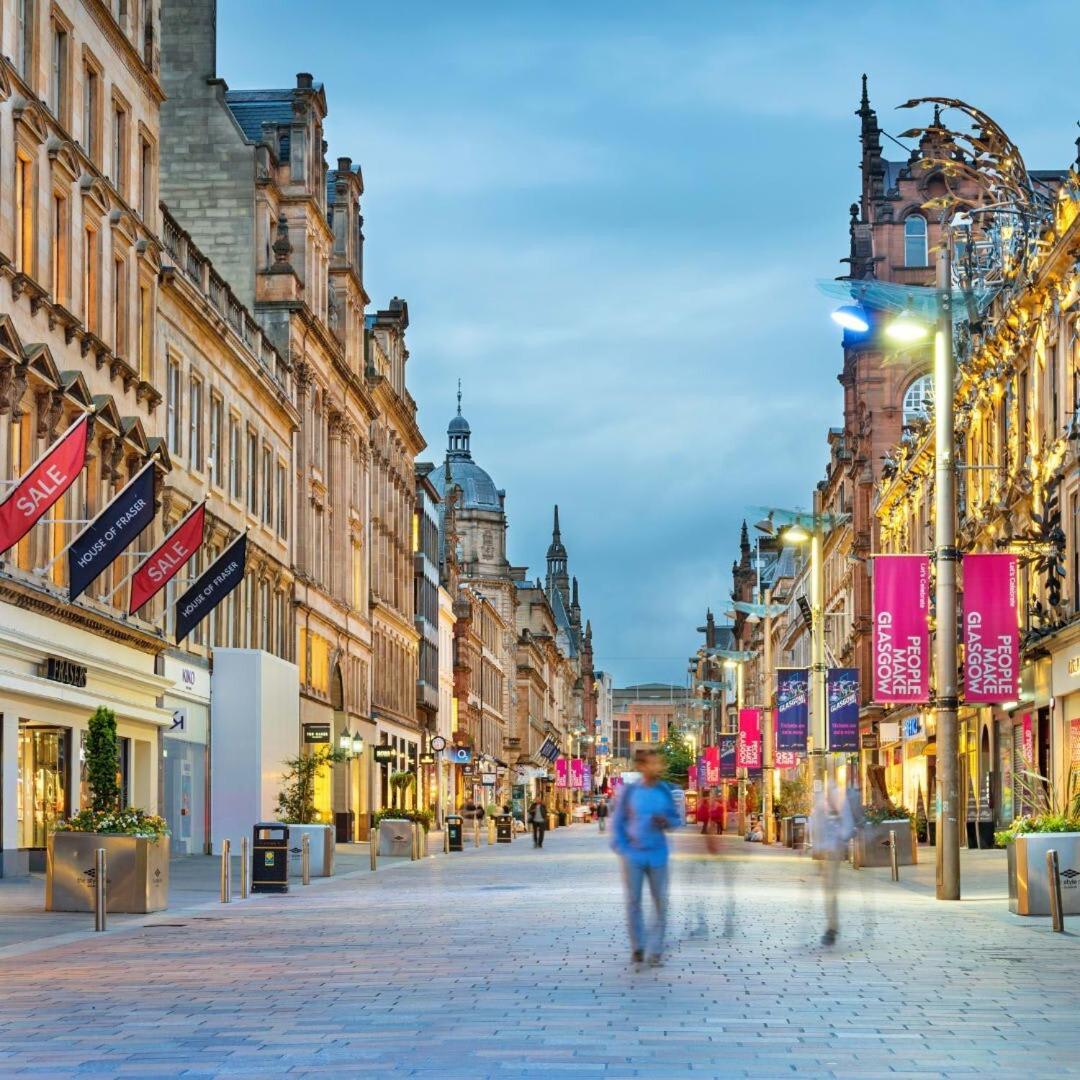 Cosy 1 Bed With Parking In City Centre Apartment Glasgow Bagian luar foto